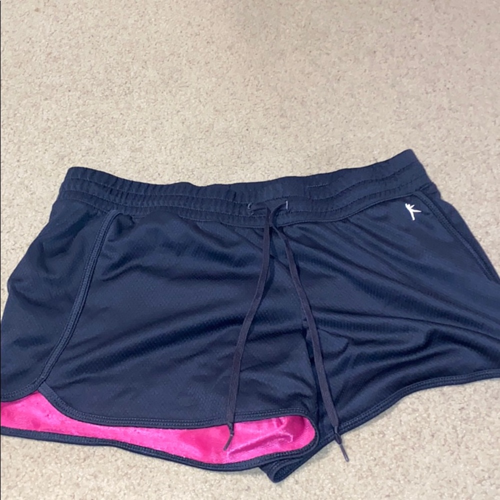 gray athletic shorts